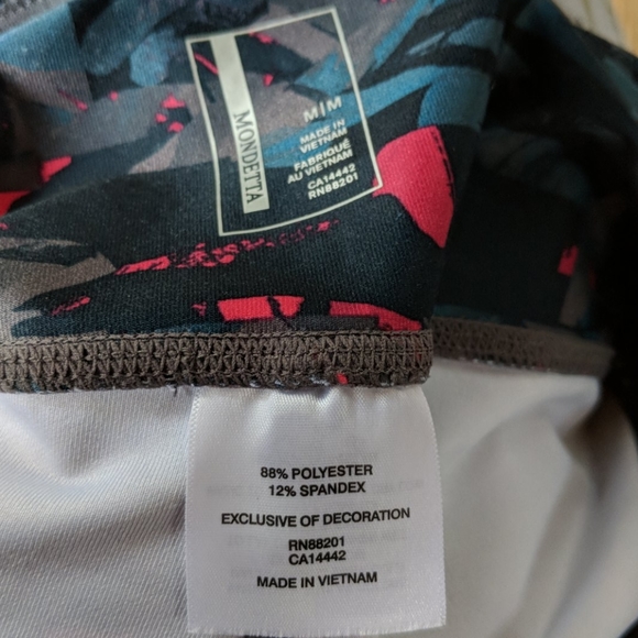 Mondetta blend tight camo print yoga pants nwt - Picture 5 of 6